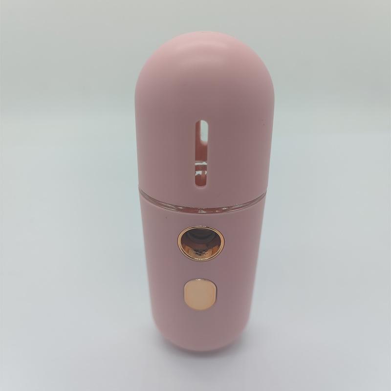 나노 미스트 분무기 USB 충전 휴대용 가정용 미니 보습기 B3 핑크 - 메인 이미지