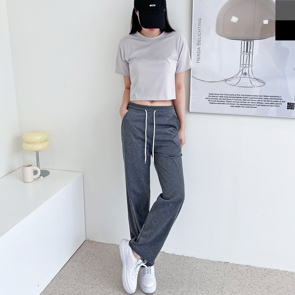 Z910 여자기본일자트랙팬츠 GAA - 메인 이미지