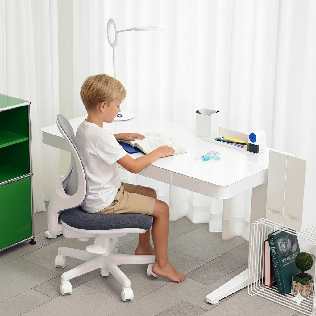 초등 학생 공부 책상의자 깊이 조절 iwa chair