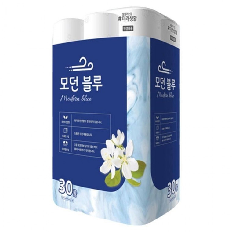 잘풀리는집 3겹데코 30롤 화장지 롤휴지 롤화장지 - 상품 이미지