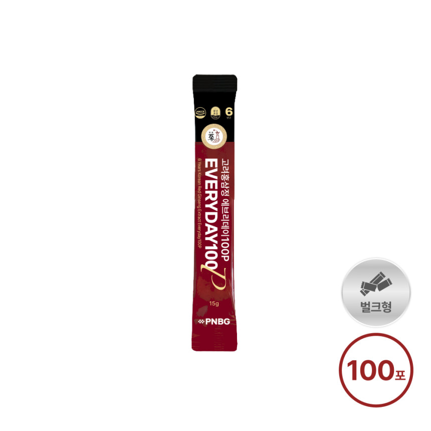 PNBG풍년보감 에브리데이100P 프로바이오틱스 홍삼 진액스틱 장건강홍삼 100포, 1개
