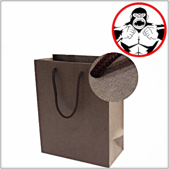 킹콩 쇼핑백 고급 엠보 쇼핑백 40x12x30cm 1묶음100장 - 상품 이미지