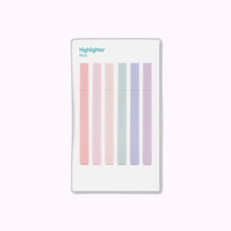 파스텔컬러 형광펜 세트 다이어리 꾸미기 사진꾸미기 문구 - 상품 이미지