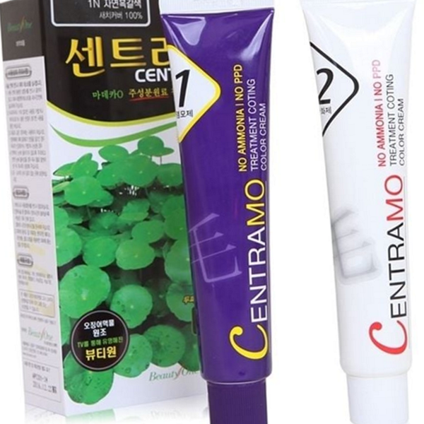 셀프 염색 크림 펌핑 새치 커버 두피 보호 세트 - 상품 이미지