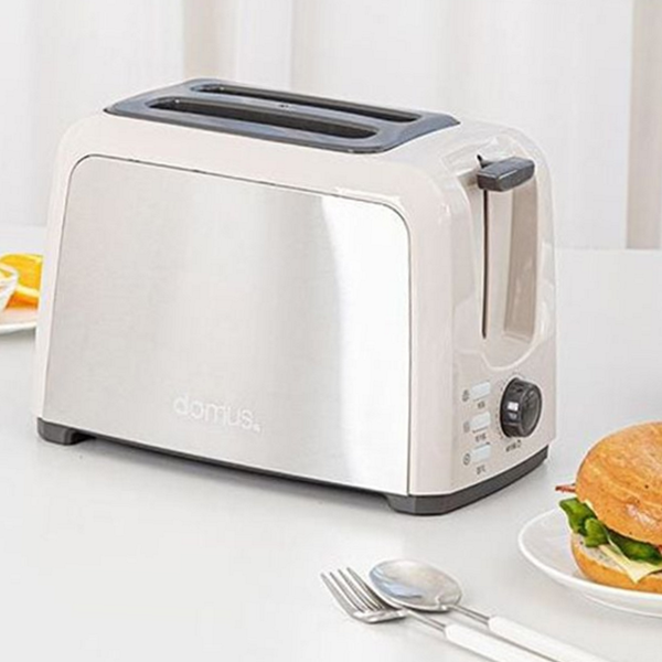 다이얼 팝업 토스터 분리형 식빵 토스터 토스트기 재가열 베이글 베이지
