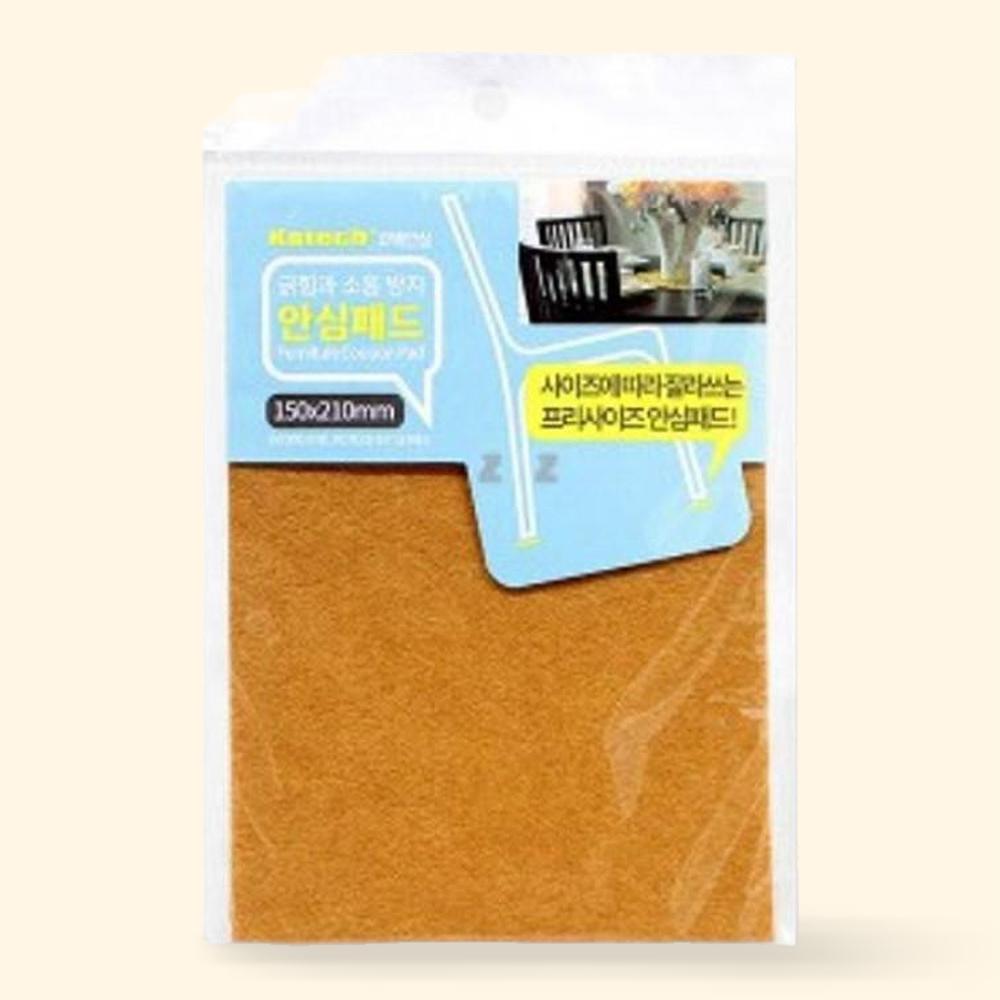 긁힘 방지 스티커 부직포 패드. 책상 의자 다리 층간소음 방지 매트