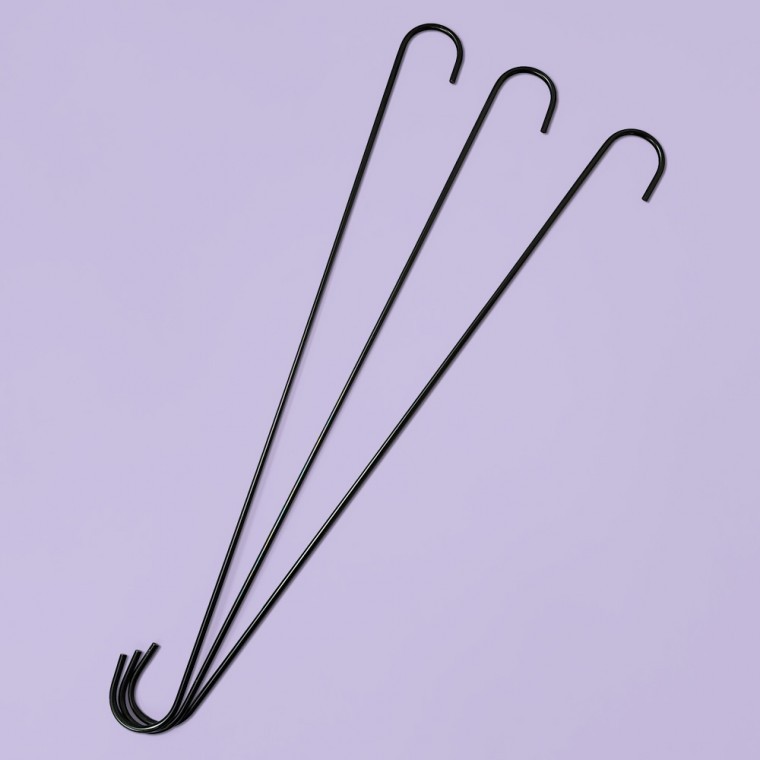둥근 S고리 블랙 50cm - 메인 이미지