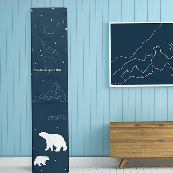 모던 스탠드형 에어컨 커버 디자인 사각 에어컨 커버 사계절 실내기 - 상품 이미지