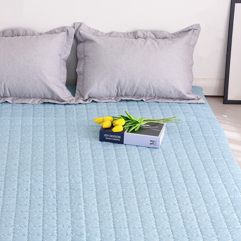 아르떼베딩 부드럽고 두꺼운 거실 원룸 자취 펜션용 방바닥 요매트 모닝 블루 싱글 5cm