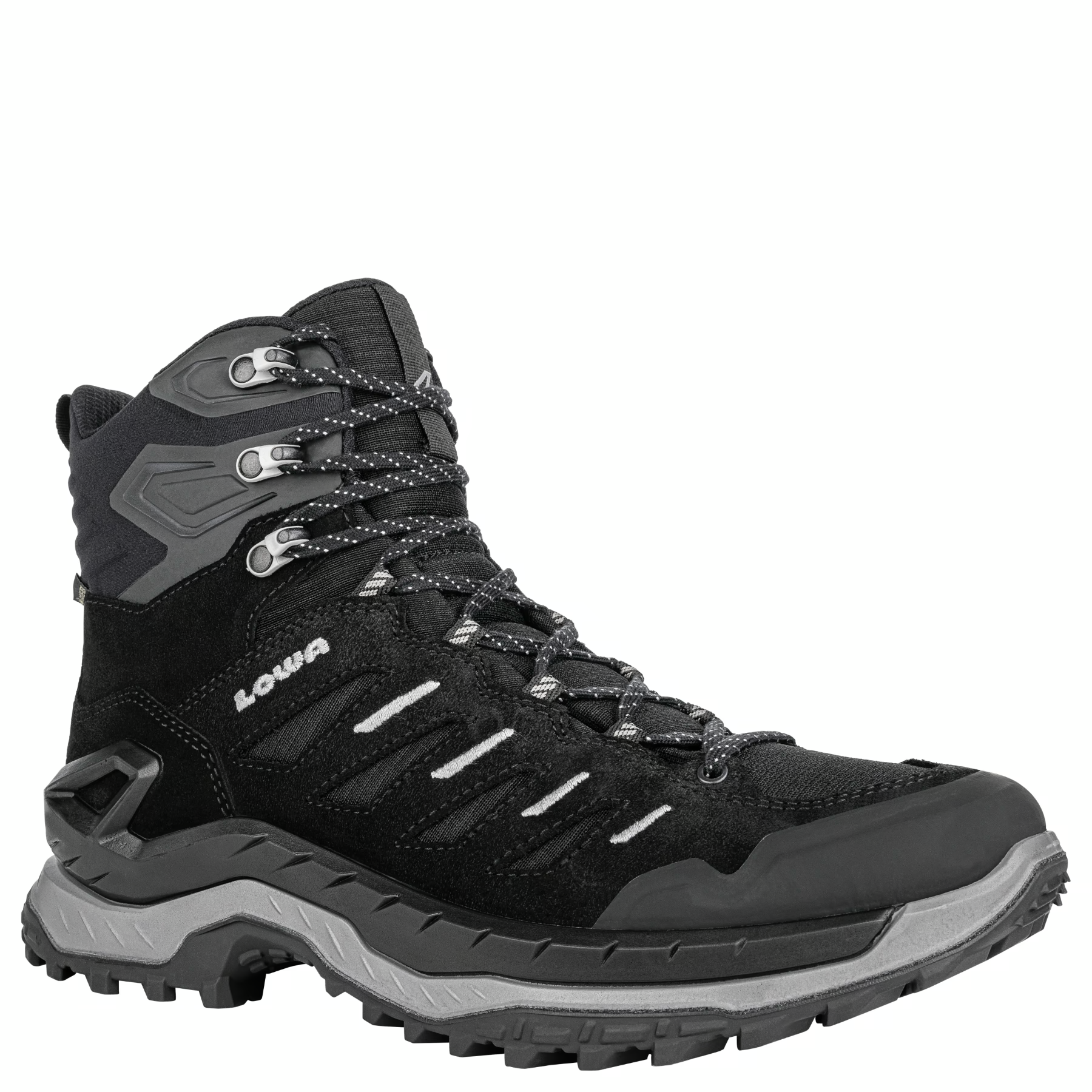 로바 인노보 GTX 미드 남성 등산화 방수 가죽 트래킹화 순례자길 블랙, UK 7(260mm) - 상세 이미지 4