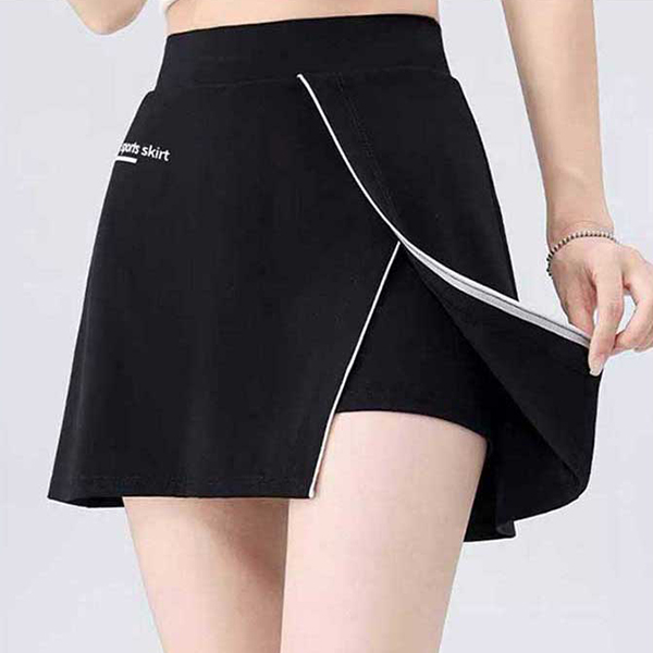 트임 스포츠 사이드 트레이닝 치마 레깅스 RNR-0102 - 메인 이미지