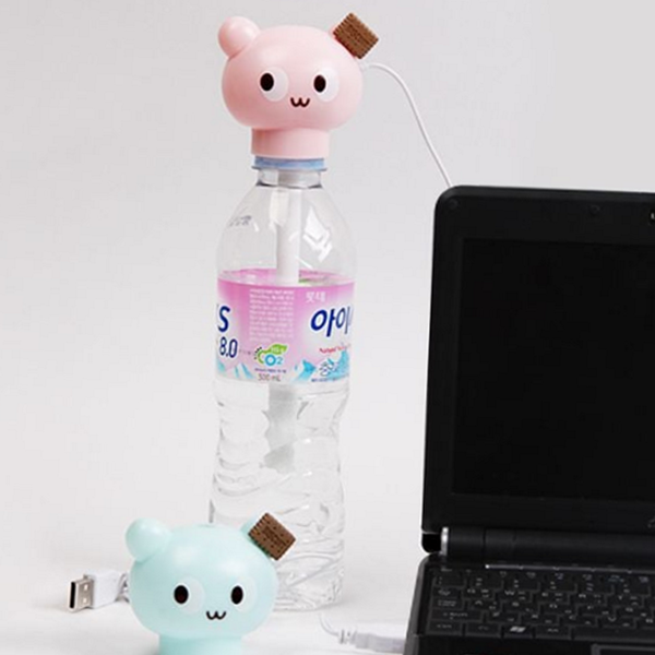 초음파 usb 가습기 휴대용 미니 가습기 생수병 사무실 탁상용 소형