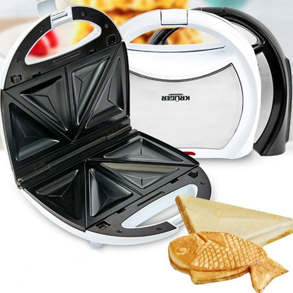 3in1 와플 메이커 다용도 붕어빵 메이커 가정용 휴대용 캠핑용 간식