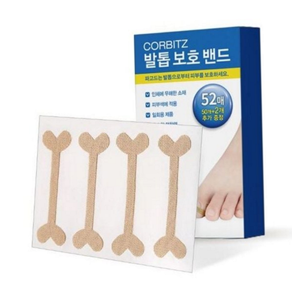 파고드는 발톱 보호 밴드 편안한 발톱 보호 테이프 밴드형 통기성 - 메인 이미지