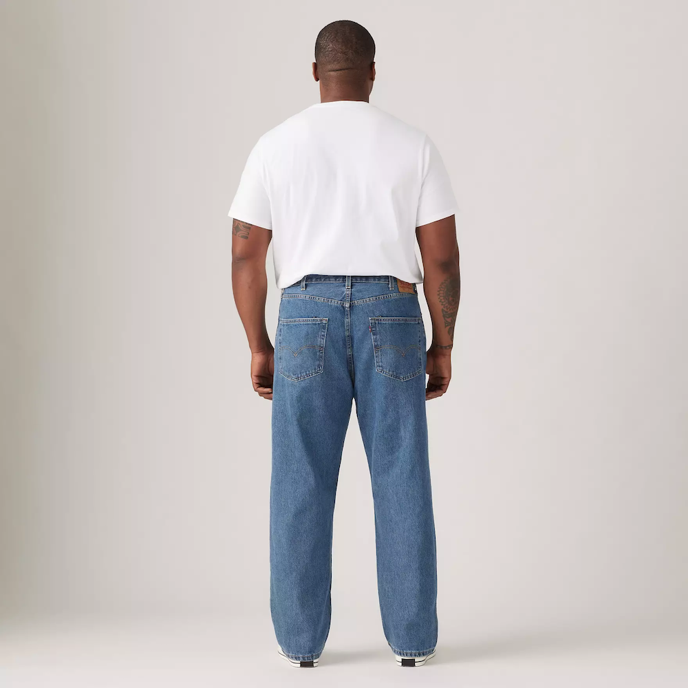 리바이스 505 레귤러 핏 남성 빅사이즈 청바지 Medium Stonewash - 상세 이미지 4