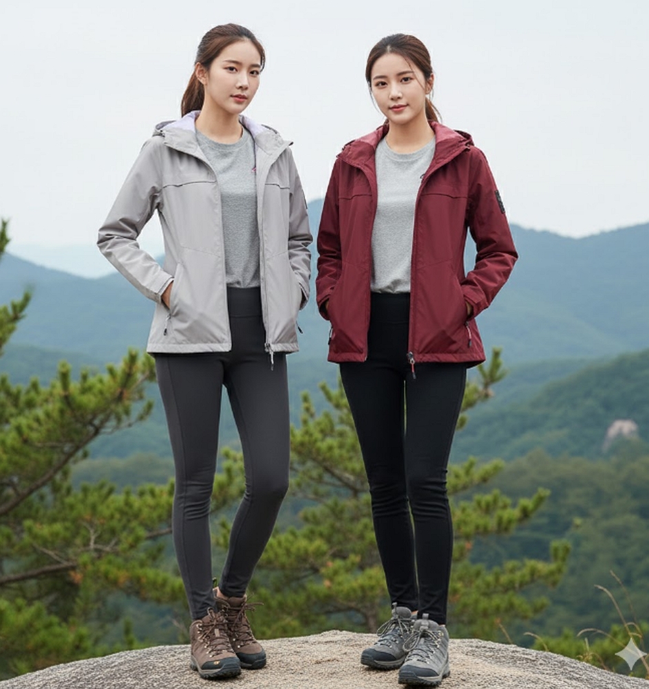 밀레 여성 간절기 마스터클래스 아웃도어 방풍 등산 바람막이 자켓 - 상품 이미지
