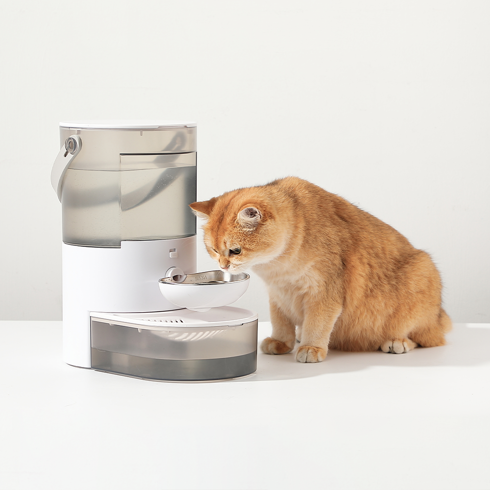 묘향가 고양이 정수기 자동급수기 강아지 음수대 자동센서 필터제로 살균 온열 스탠다드형