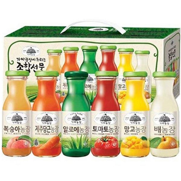종합 과채 음료 세트 농축액 혼합 음료 세트 180ml 가족 - 상품 이미지