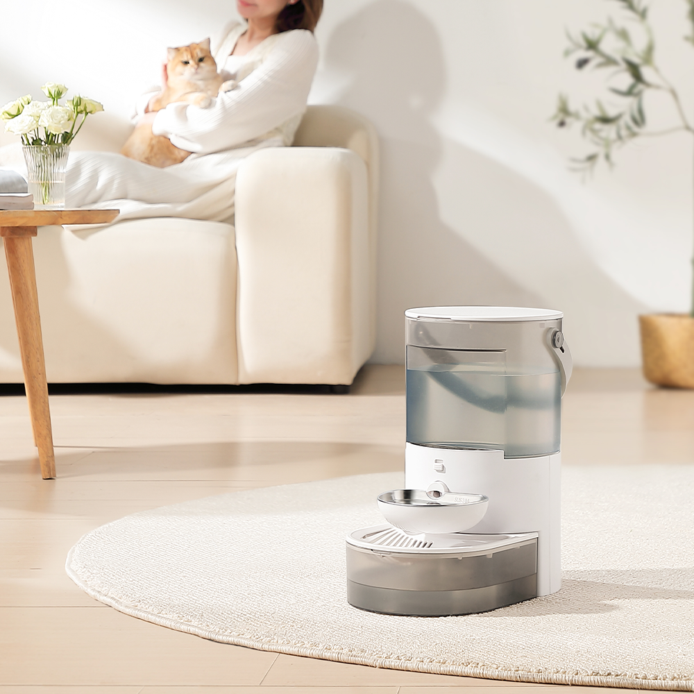묘향가 고양이 정수기 자동급수기 강아지 음수대 자동센서 필터제로 살균 온열 스탠다드형