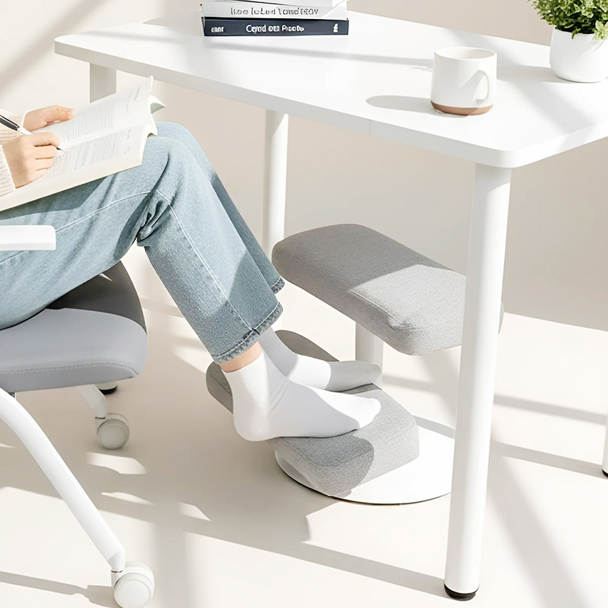올인홈 책상 발받침대 발판 사무실 컴퓨터 2단 쿠션 발받침 다리받침대 풋레스트 타워형