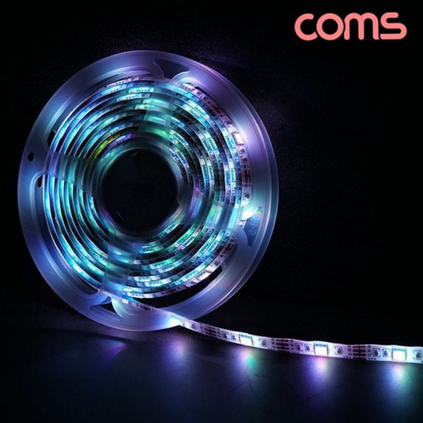 건전지형 led 줄 조명 리모컨 rgb 줄 조명 인테리어 무선 - 상품 이미지