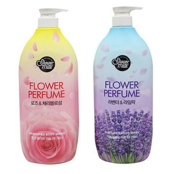 라일락 퍼퓸 바디 워시 펌프형 샤워 바디 워시 대용량 900ml - 상품 이미지