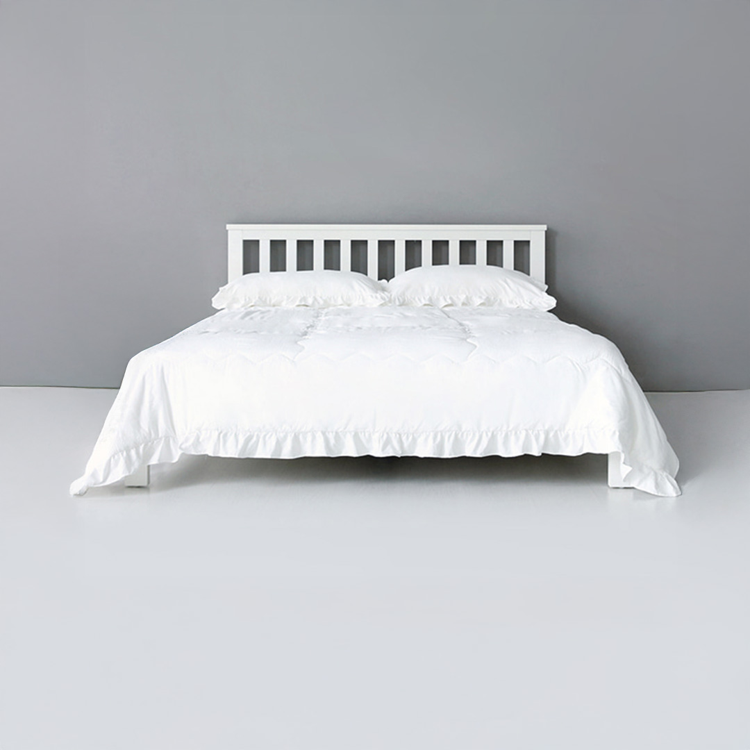 DARIA 프릴차렵이불 스카이블루 1142.0622, 퀸 200x230