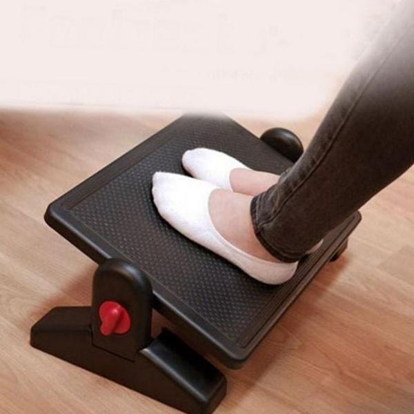 바른자세 발 받침대 높이 각도 조절발 받침대 사무실 직장인 발판 - 메인 이미지