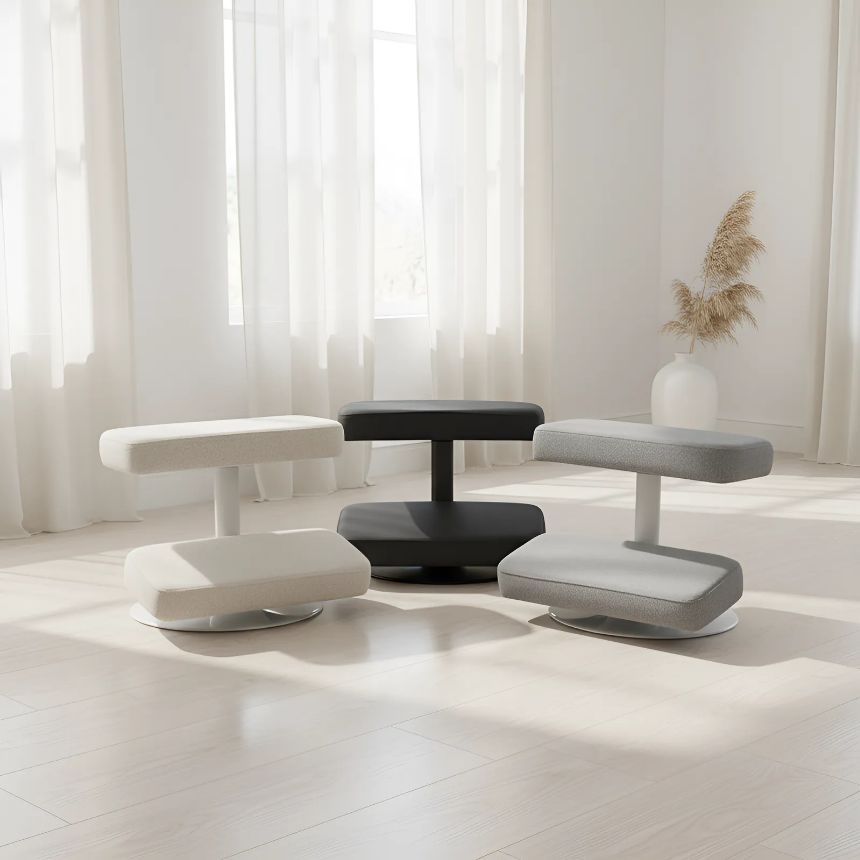 올인홈 책상 발받침대 발판 사무실 컴퓨터 2단 쿠션 발받침 다리받침대 풋레스트 타워형