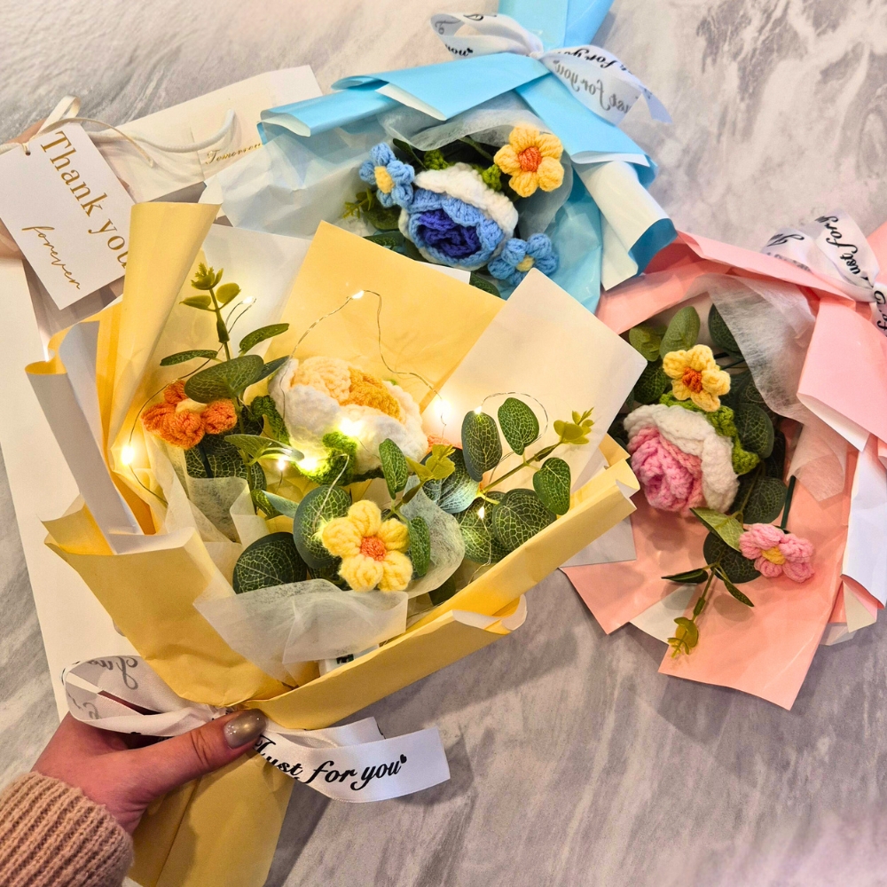 [반짝] 알록달록 킨더조이 꽃다발 어버이날 뜨개 학예회 재롱잔치 발표회 선생님 선물 이미지 6