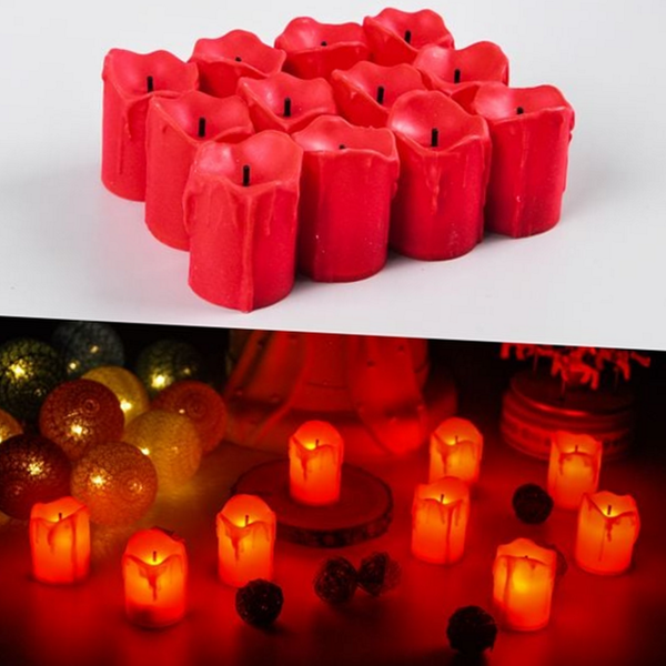 크리스마스 led 촛불 인테리어 led 양초 장식 조명 - 상품 이미지