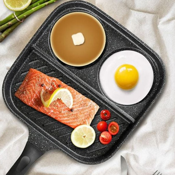 논스틱 계란 프라이팬 멀티 2구 프라이팬 인덕션 오믈렛 브런치 다용도