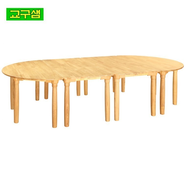 교구샘 어린이 원목 열린 책상 원목다리-고무나무H650 H73-1 - 상품 이미지