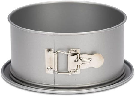 [해외]파티세 엑스트라 고누출 방지 베이스 스프링폼 논스틱 팬 8 5인치/8인치 실버 그레이 - 8 5/8 Silver Grey