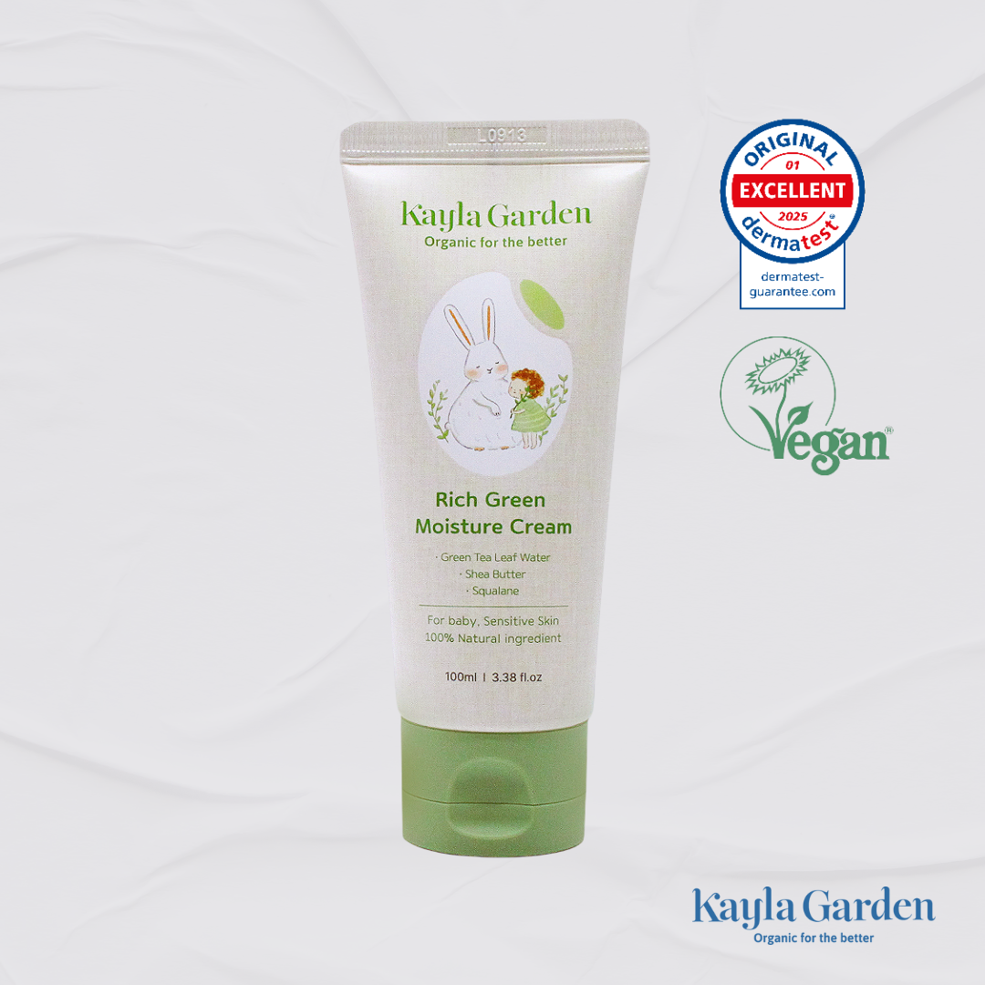 케일라가든 리치 그린 모이스처 크림 (고보습 진정 수분장벽 아기크림) 100ml, 1개