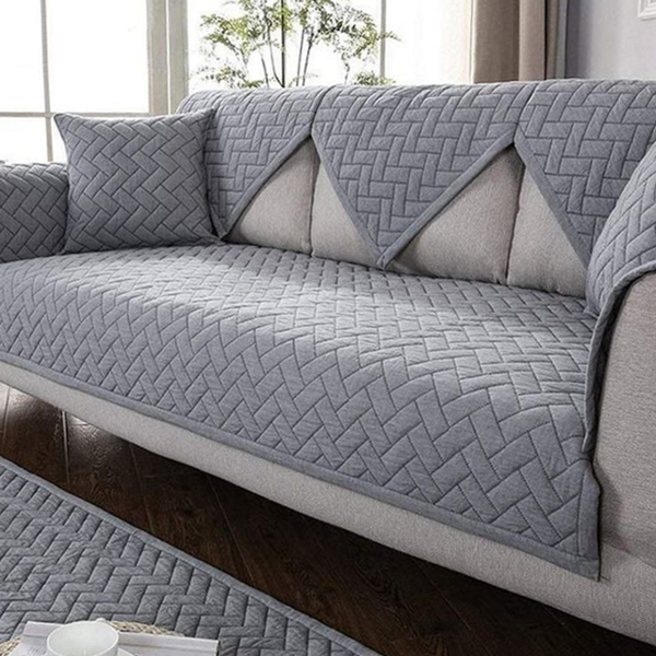 고정식 논슬립 소파 패드 헤링본 미끄럼 방지 소파 패드 4인용