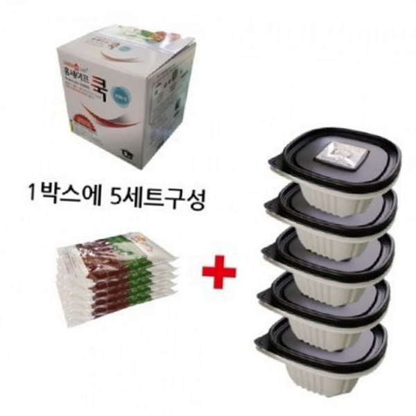 간편 즉석 밥 용기 데우는 조리용 용기 음식 보관 - 메인 이미지