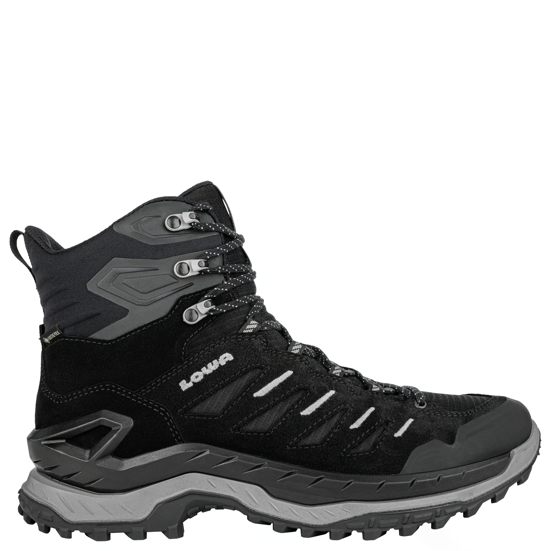 로바 인노보 GTX 미드 남성 등산화 방수 가죽 트래킹화 순례자길 블랙, UK 7(260mm) - 상세 이미지 3
