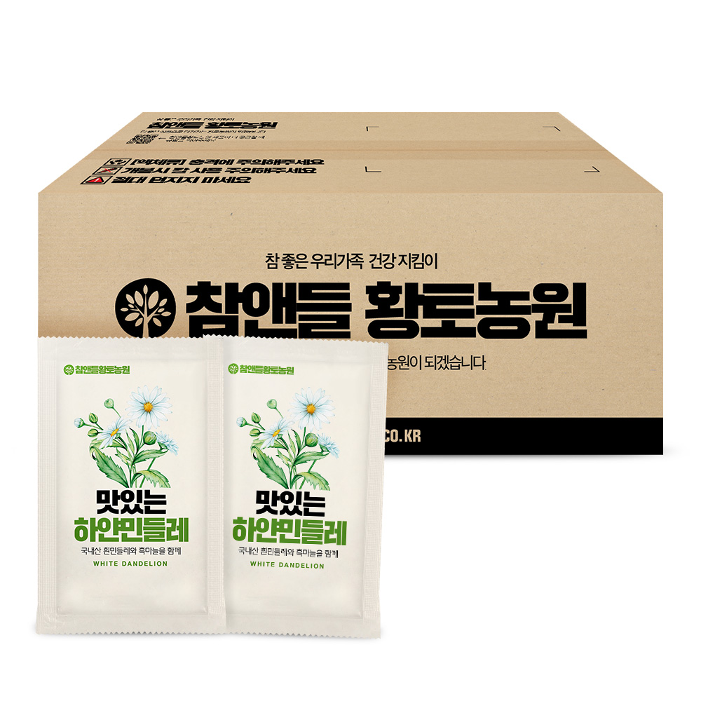 [정기배송20%할인] 참앤들황토농원 맛있는 민들레즙 100포, 1개 - 상품 이미지
