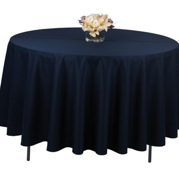 대형 원형 식탁보 폴리에스테르 원형 테이블보 탁자보 파티용 행사