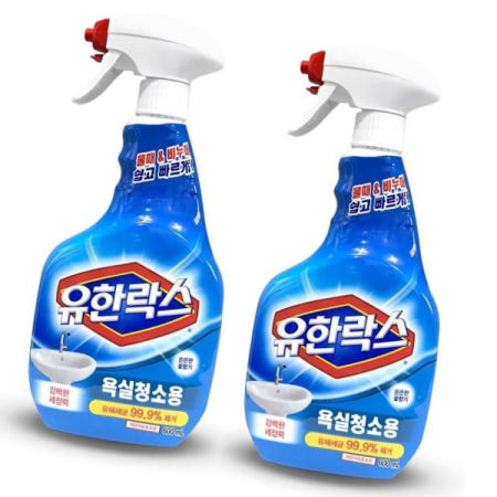 세면대청소 유한락스 욕실 화장실 청소 세정제 600ml 2개