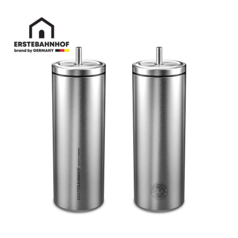 에스테반호프 루헨 바이브 스텐304 텀블러 빨대 차량용 600ml, 메탈 - 상품 이미지
