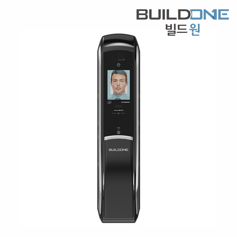 얼굴 안면인식 푸시풀 디지털 도어락 BO-DP8100VSK 화재감지 아파트 현관문 자가설치 빌드원 - 상품 이미지