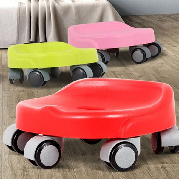 앉은뱅이 좌식 이동 의자 가정용 우레탄 바퀴 의자 보조 바닥