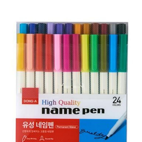 다용도 유성 마카펜 유색 색상 마카펜 유리용 문구류 필기용 금속용 - 상품 이미지
