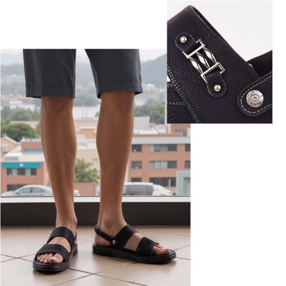 남자 데일리 쿠션좋은 샌들 슬리퍼 - 상품 이미지