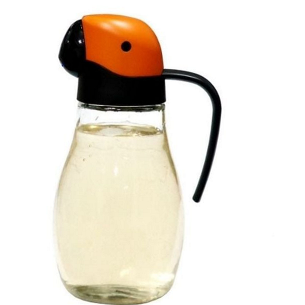 600ml 유리 오일 병 조리용 주방 소스 병 간장병 식탁 - 상품 이미지