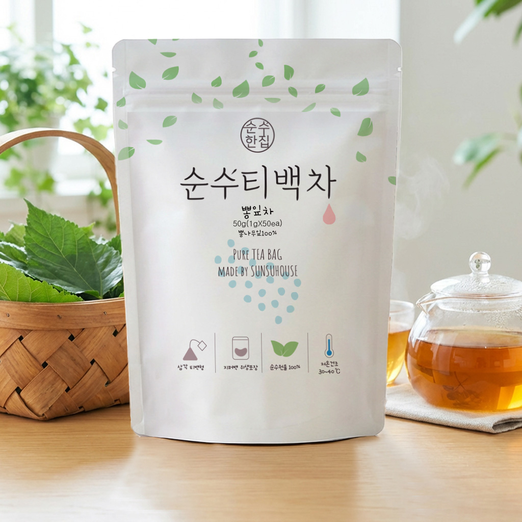 국산 뽕잎차 뽕잎차 추천 순수한집 티백 뽕잎차 후기 뽕잎차 활용법