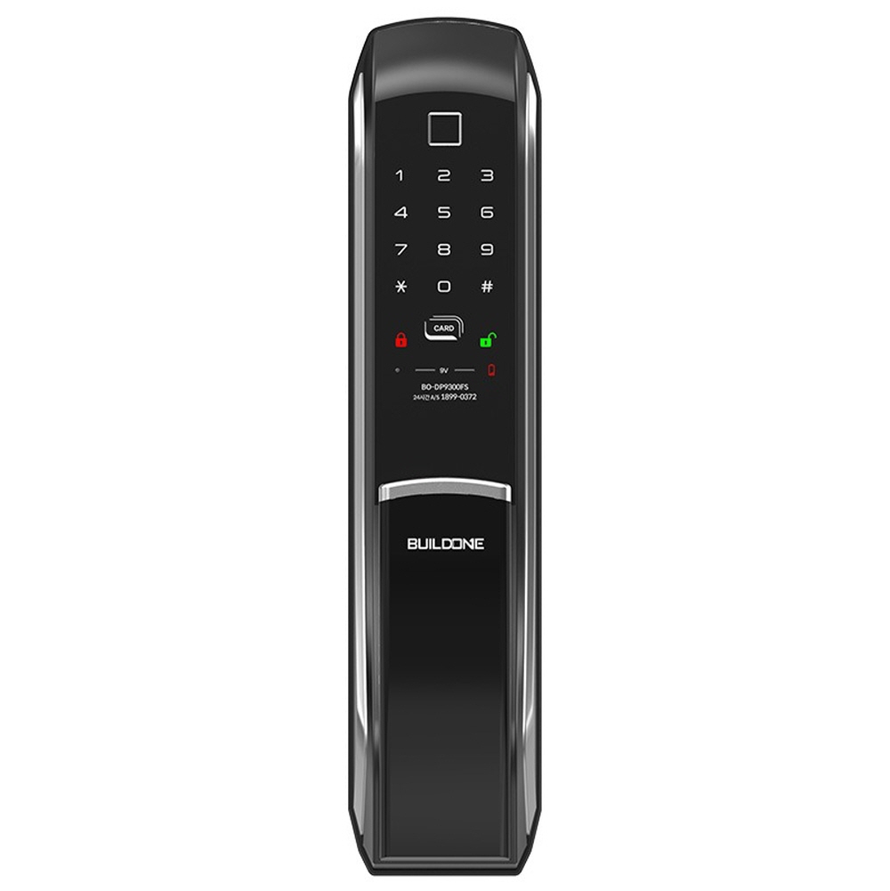 지문인식 푸시풀 디지털 도어락 BO-DP9300FS 화재감지 아파트 현관문 자가설치 빌드원 - 상세 이미지 2