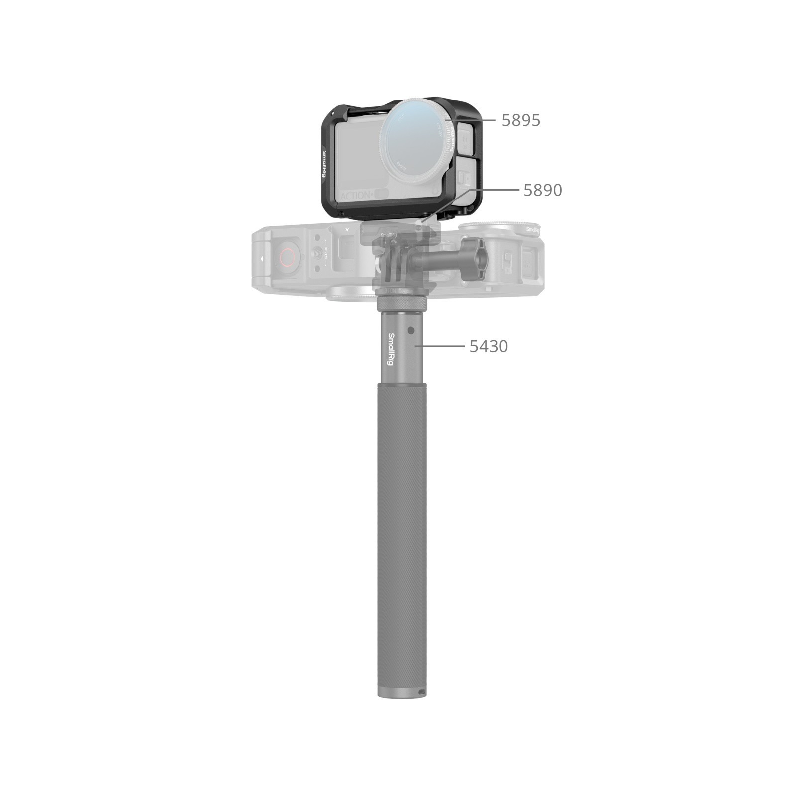 스몰리그 DJI Osmo Action 6 (어드밴스드 에디션) 케이지 5887 이미지 6